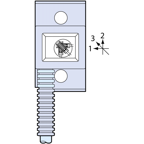 KCH Folien-Streifen mit Schutzkapsel 0°/45°/90° triaxial - KCH-5A-3