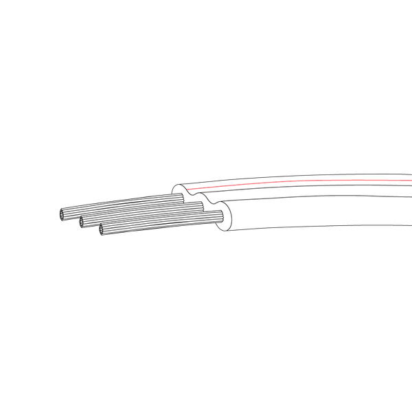 L-10 – Vinyl-coated flat 3-wire cable - L-10