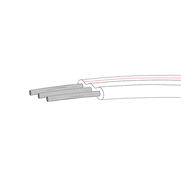 L-7 – Vinyl-coated flat 3-wire cable - L-7