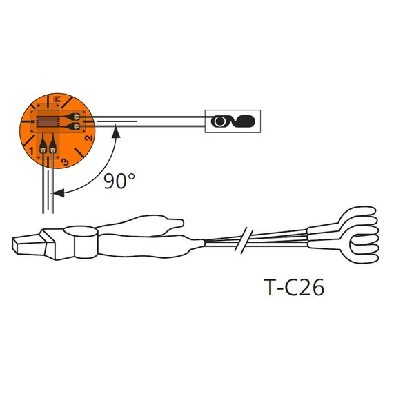 Gestapelte Gitter Rosetten 0°/90° mit „one-touch“ Terminal - KFGS-1-120-D16-11 T-F7